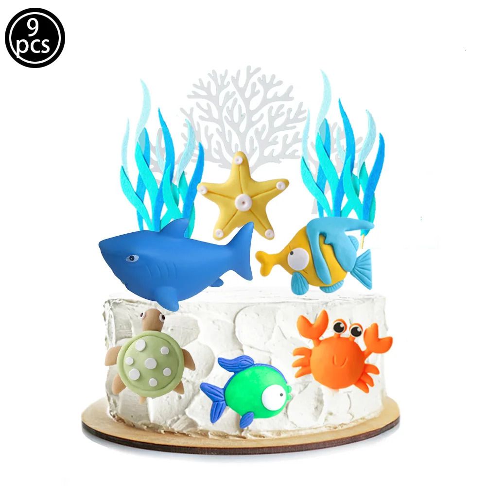 9pcs-cake Topper