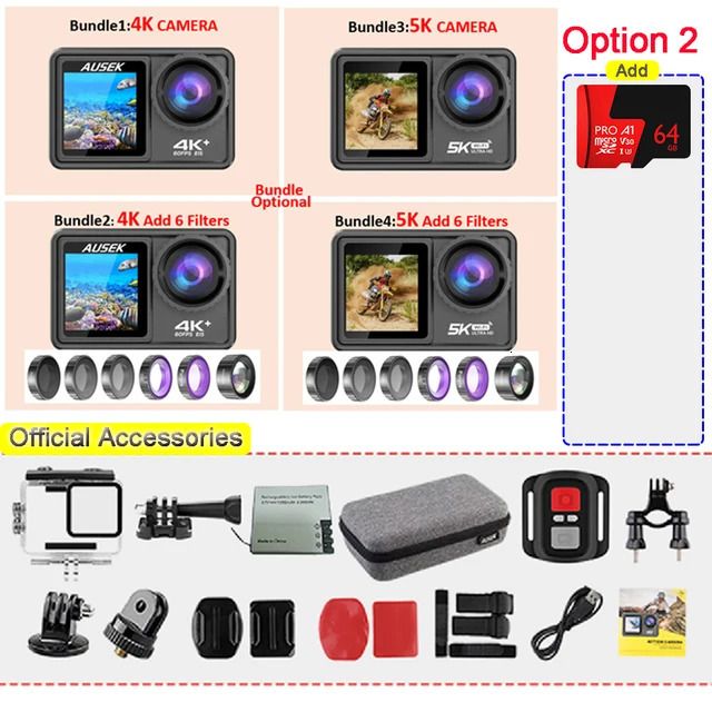 オプション2-4K 6個のフィルターを追加します