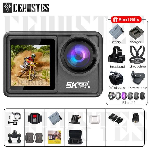 Action Camera 5K 5-128G