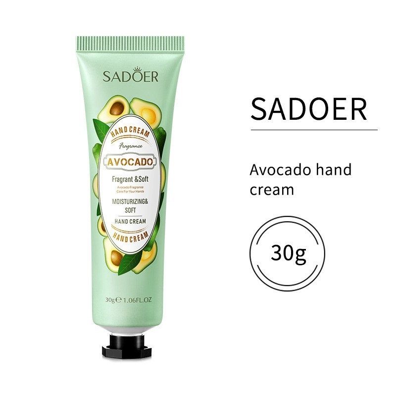 Creme para as mãos de abacate