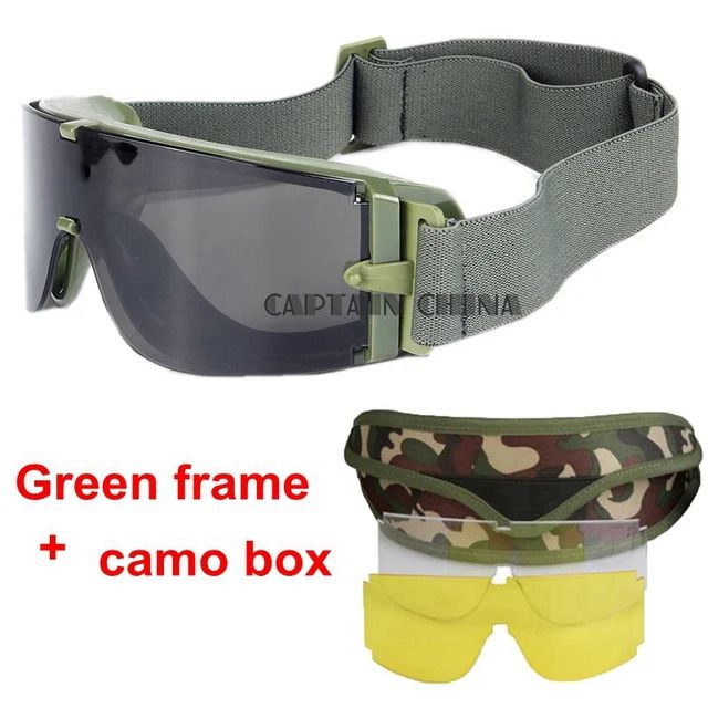 Green Frame Camo Box