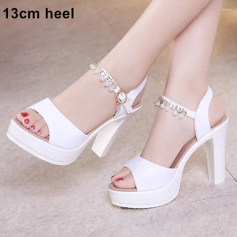 13cm heel white