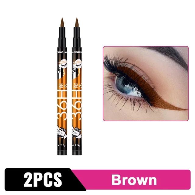 2pcs brown