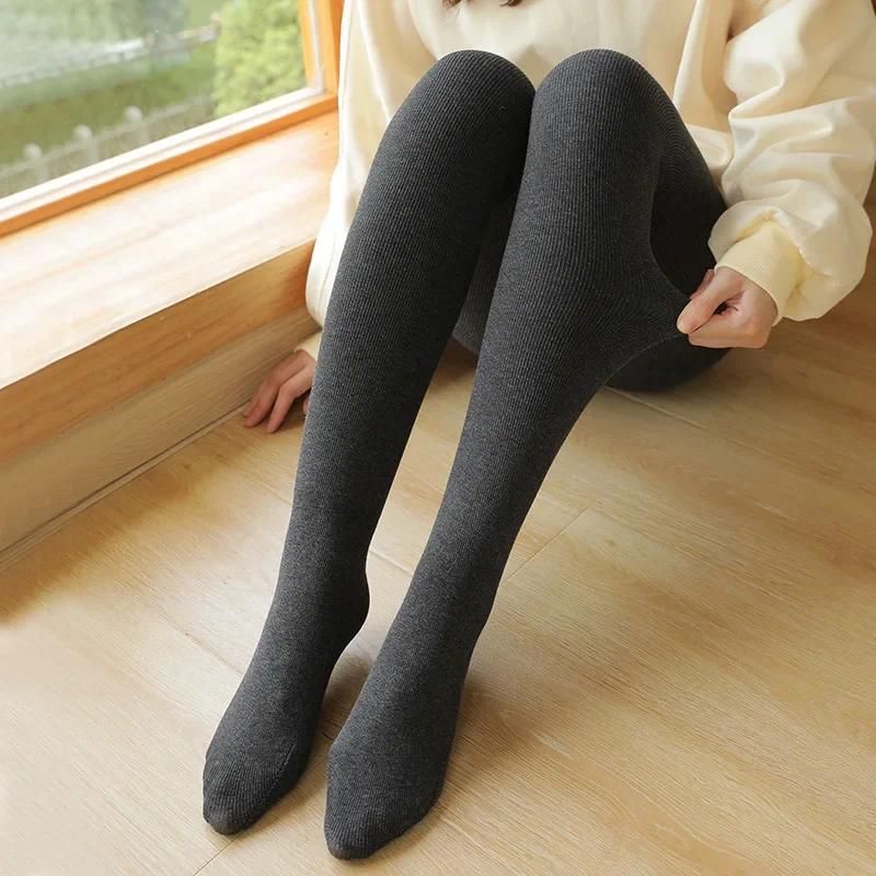 Collants gris foncé