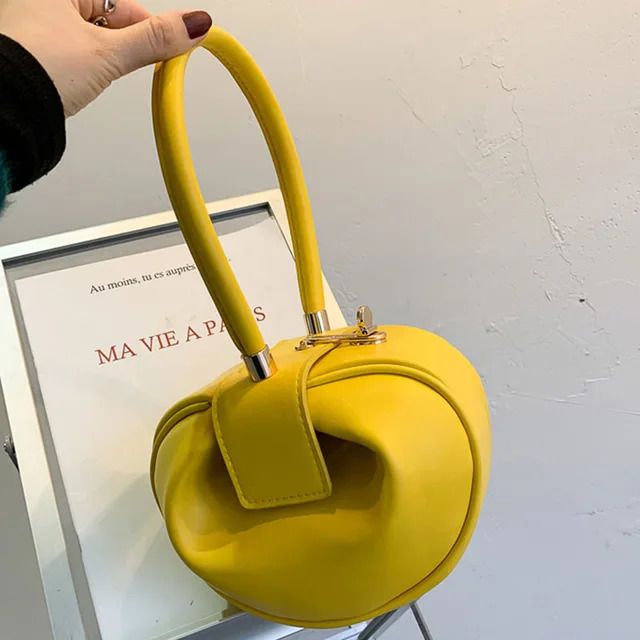 yellow handbag