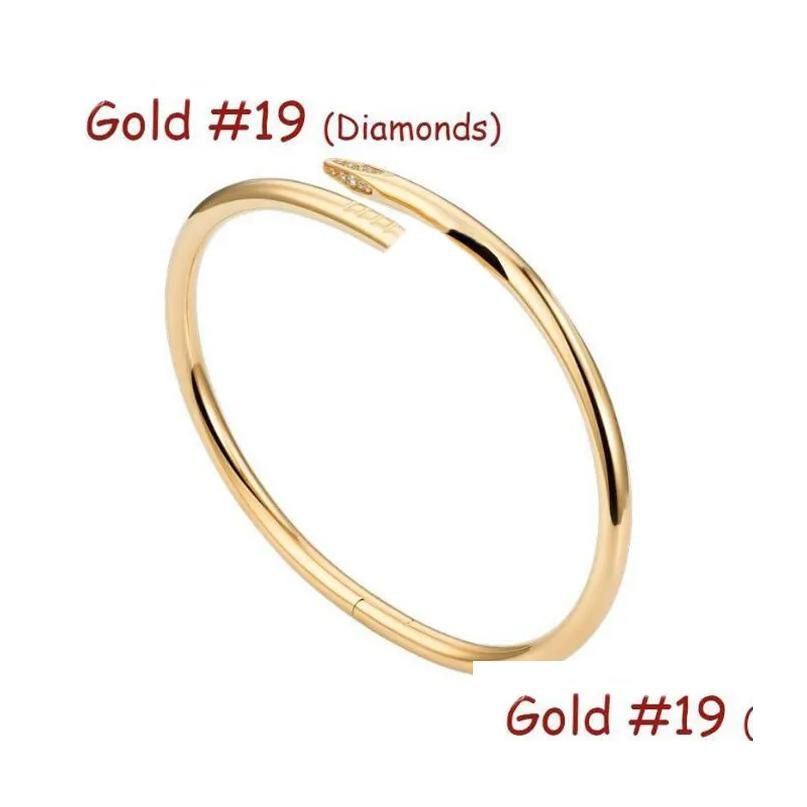 Goud # 16 (nagel armband diamanten)