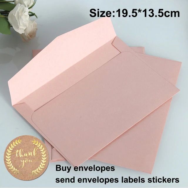 Envelope rosa-10pcs