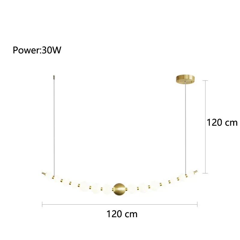 Żółte światło 3000K I styl 120 cm