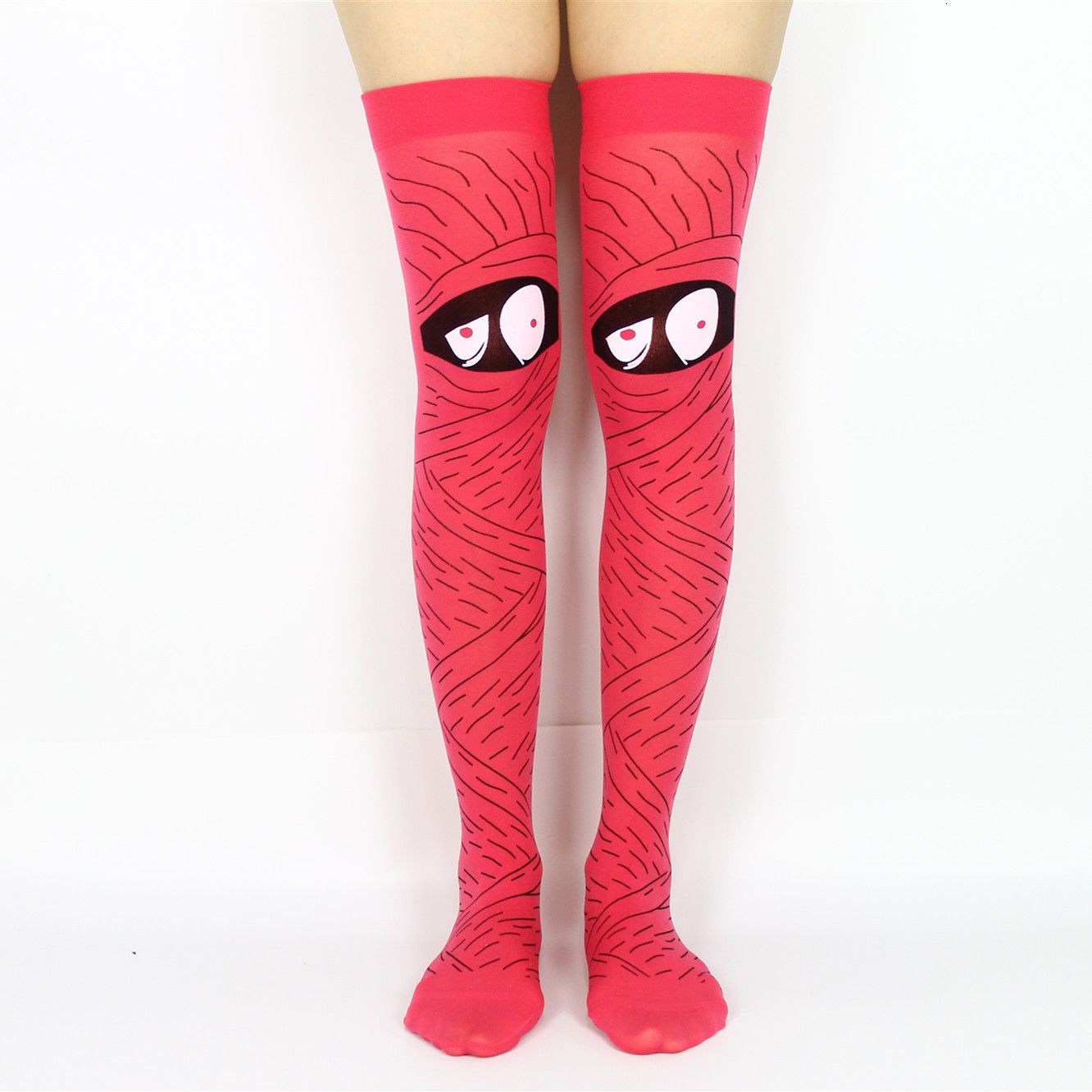 rode sokken - grote ogen