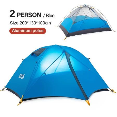 2 Person Tent Blue