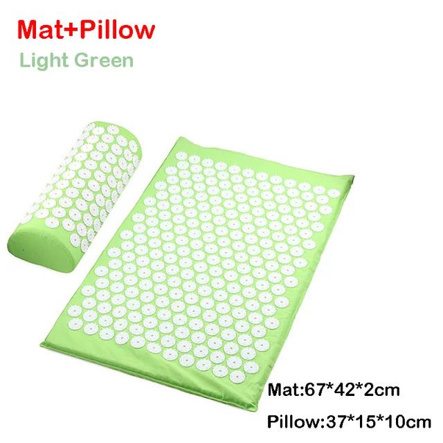 L cuscino per tappetino verde