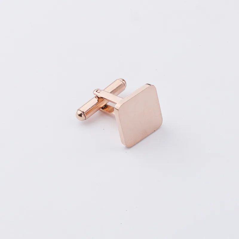 Square Rose Gold-Blank manschettkänk