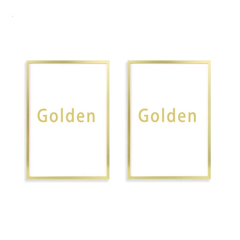 2 Pcs Golden-A4 (21x30cm)