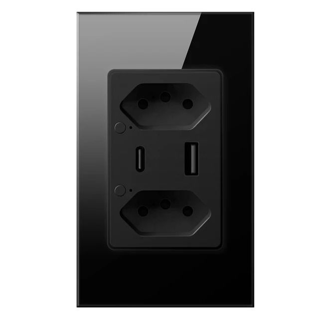 Schwarzer Socket-Zigbee