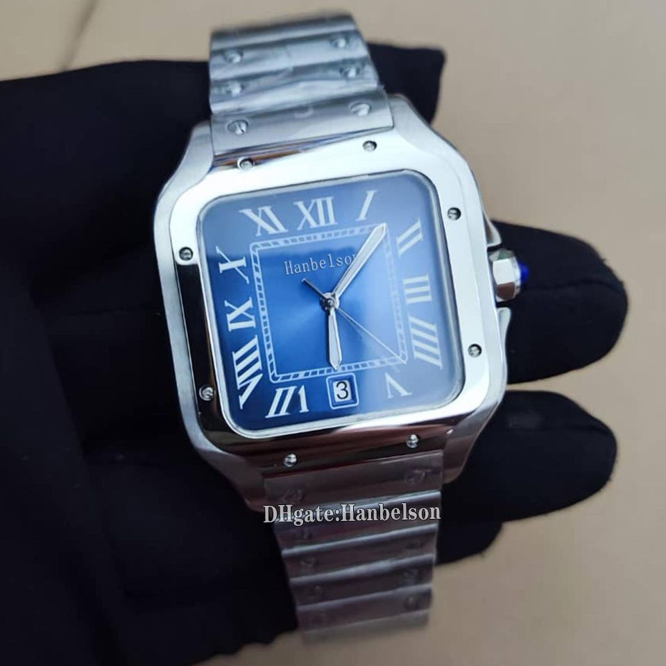 blue dial automatic for men no box