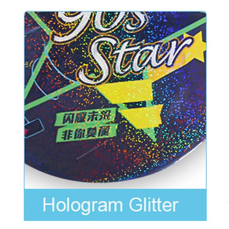 Ologramma Glitter-Star 58x55mm