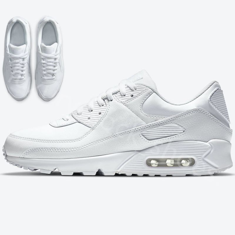 #3 Leather Triple White 36-45