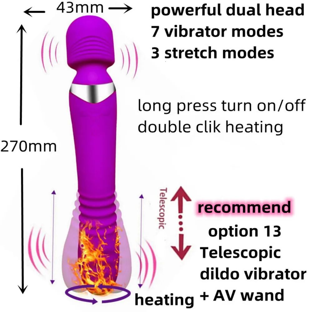 Stretch dildo paars