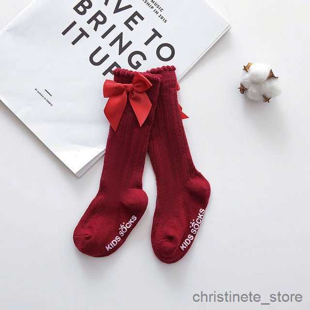 wine red socks