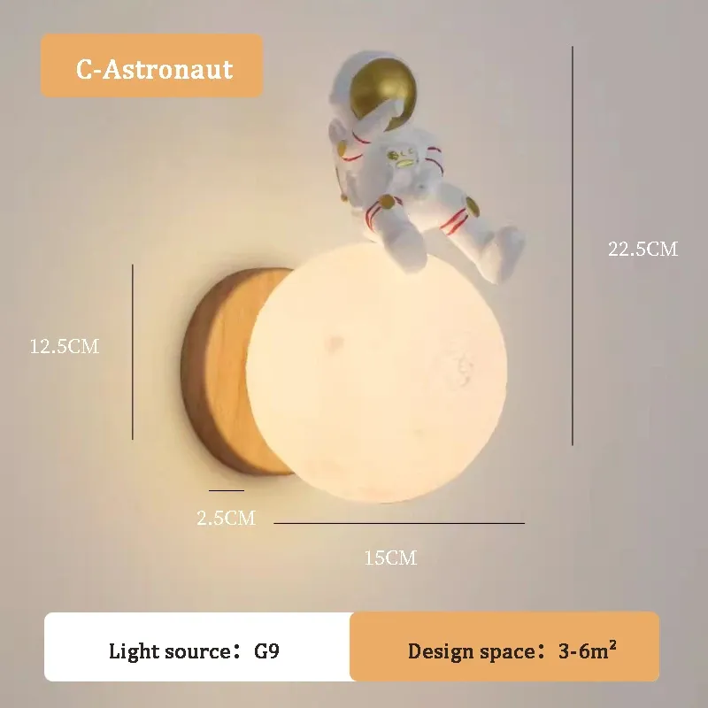 3 températures de couleur C Astronaute