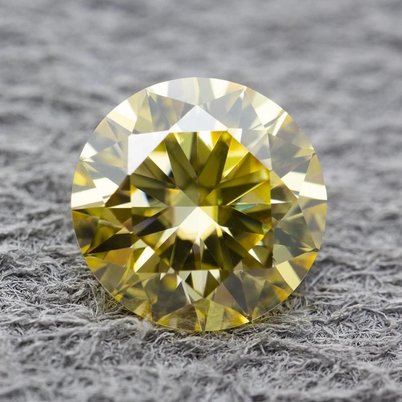 Gra-5.0mm-0.5ct Vivi Yellow