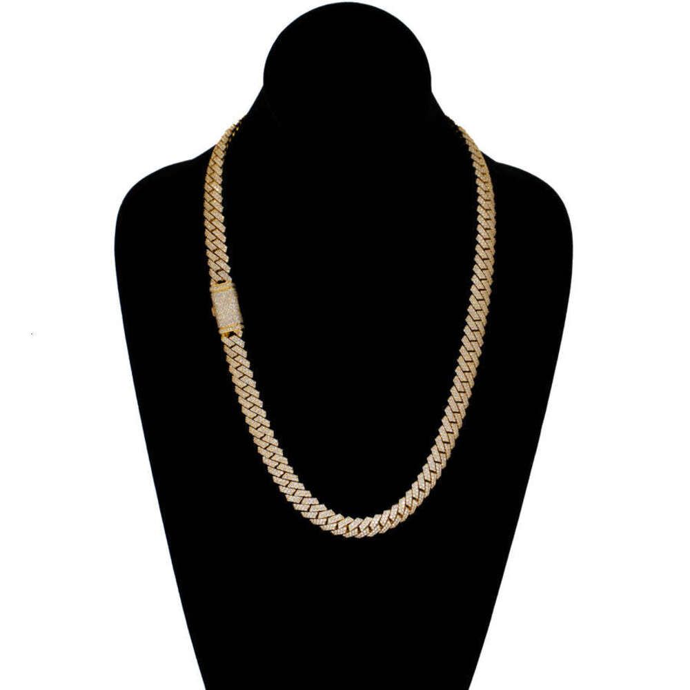 10mm 2-row Yellow Gold-7inches 925 Sil