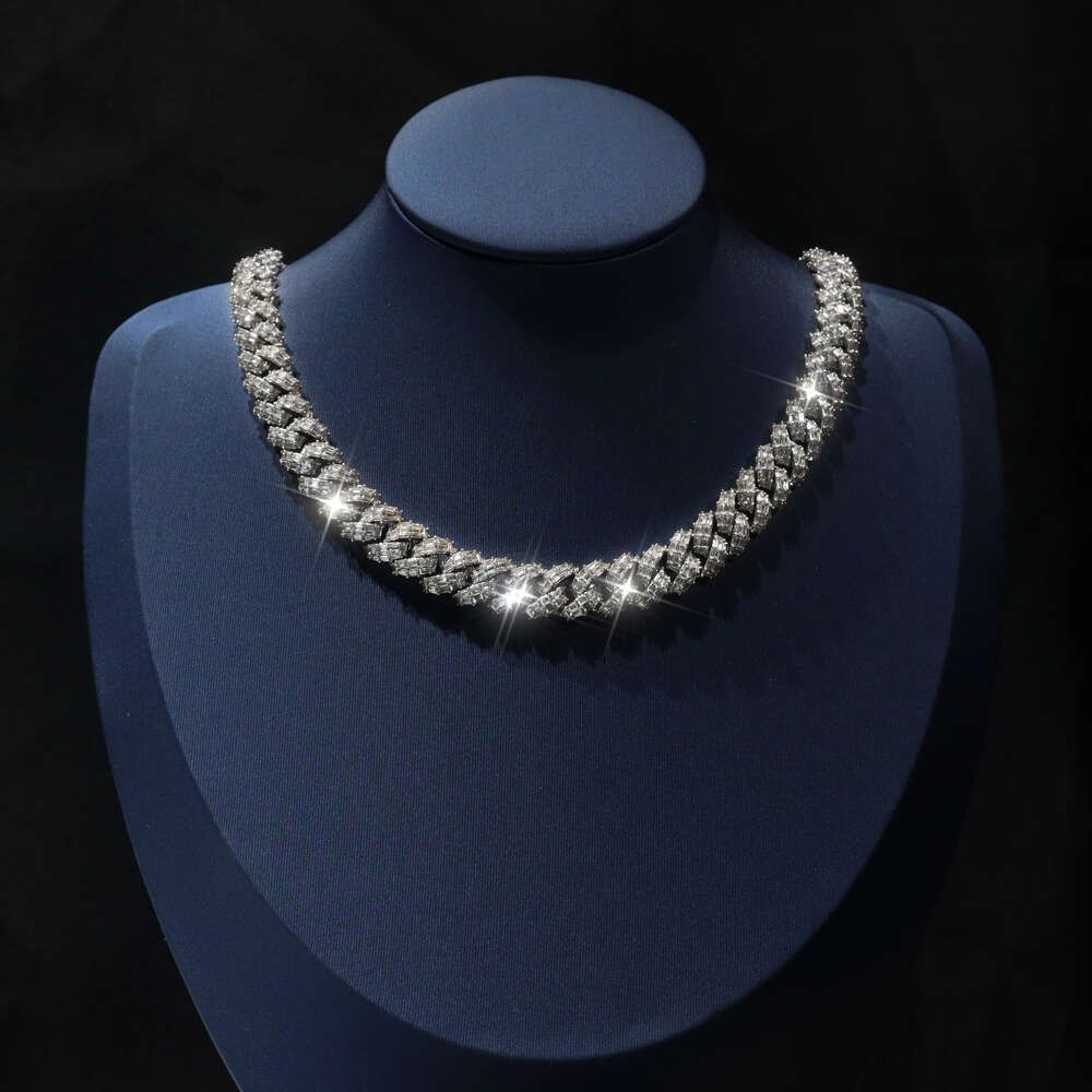 10mm(925silver+moissante)-24inches