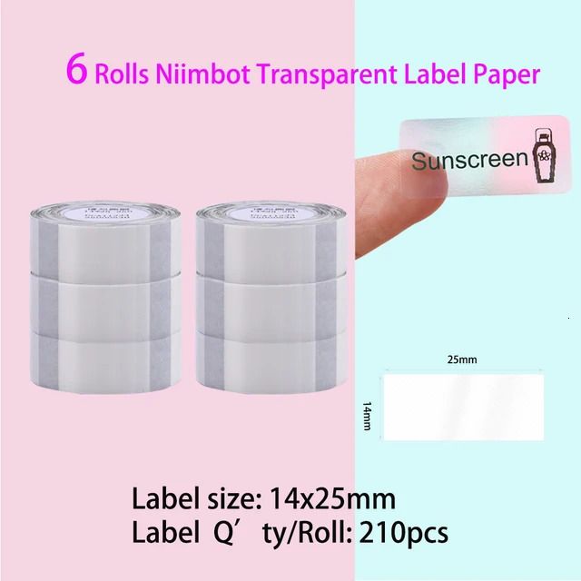 6 Rolls Paper 14x25