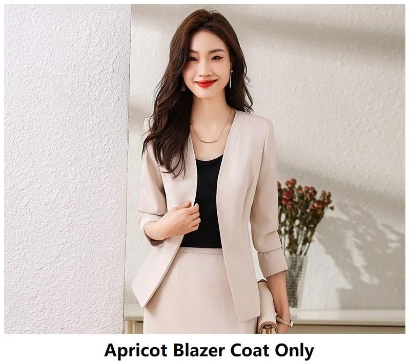 Cappotto blazer di albicocche