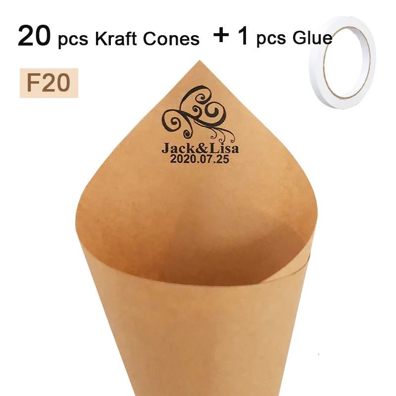 Cone personalizado 20pcs15.