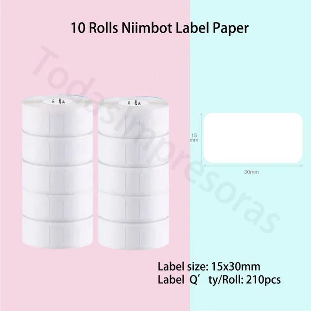 10 Rouleaux Papier 15x30