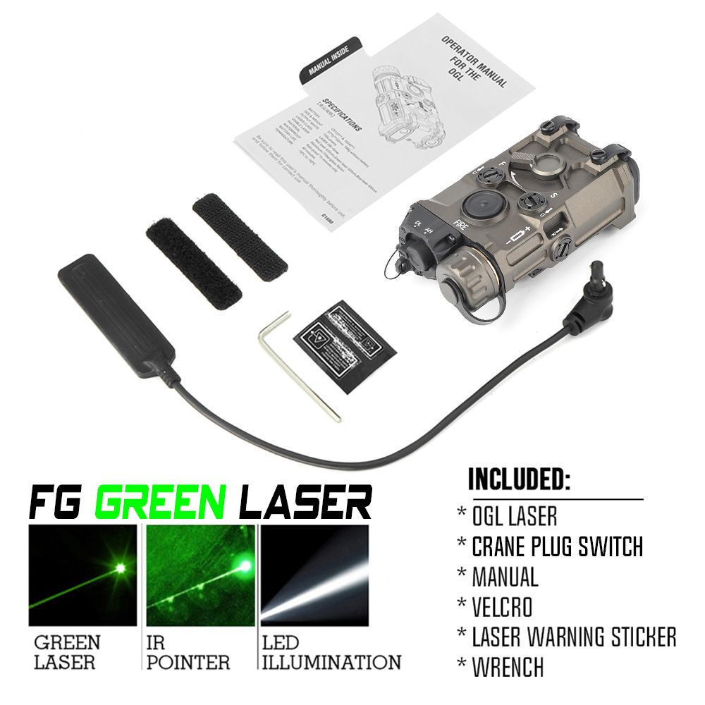 Options:FG Green Laser;