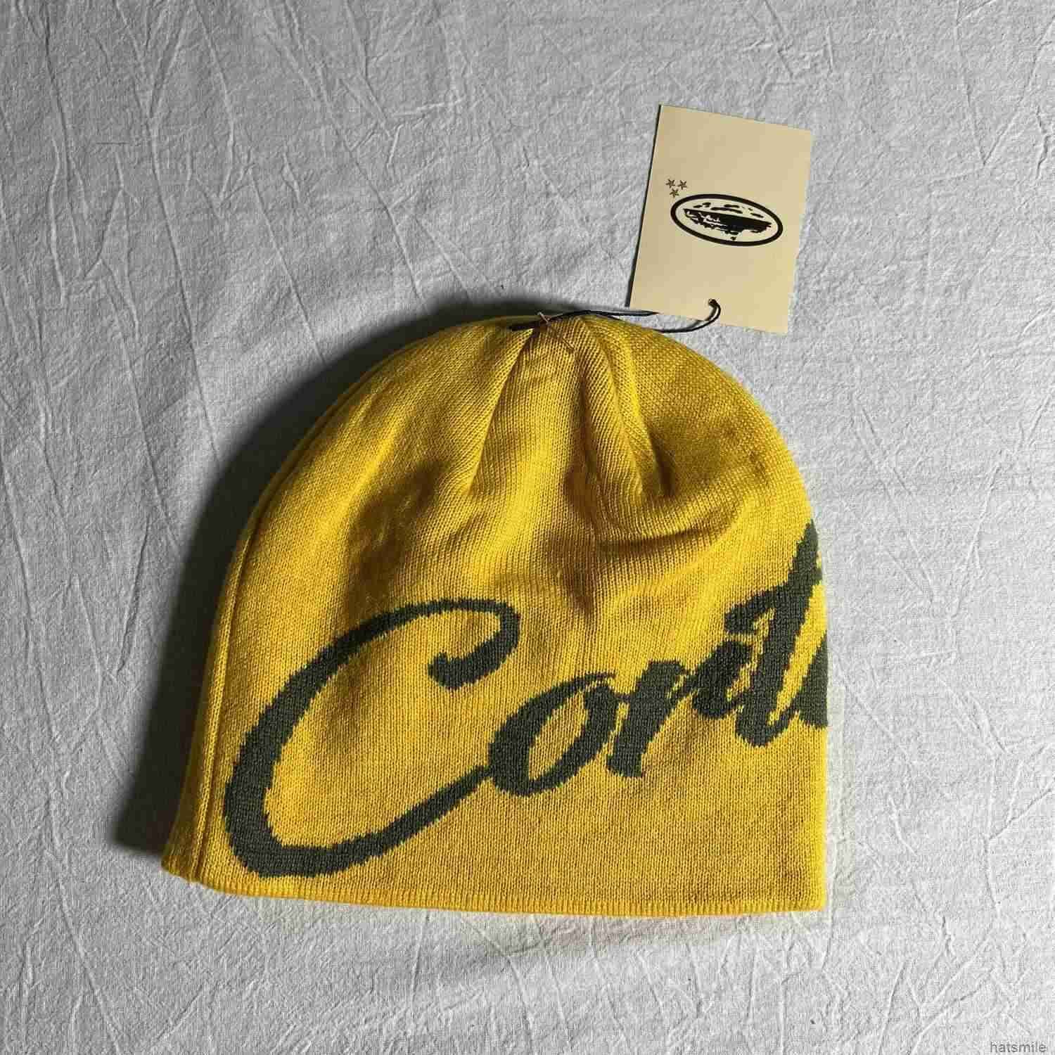 yellow gray co font cold hat