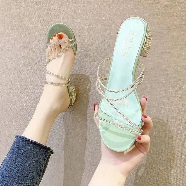 green (heel 4cm)