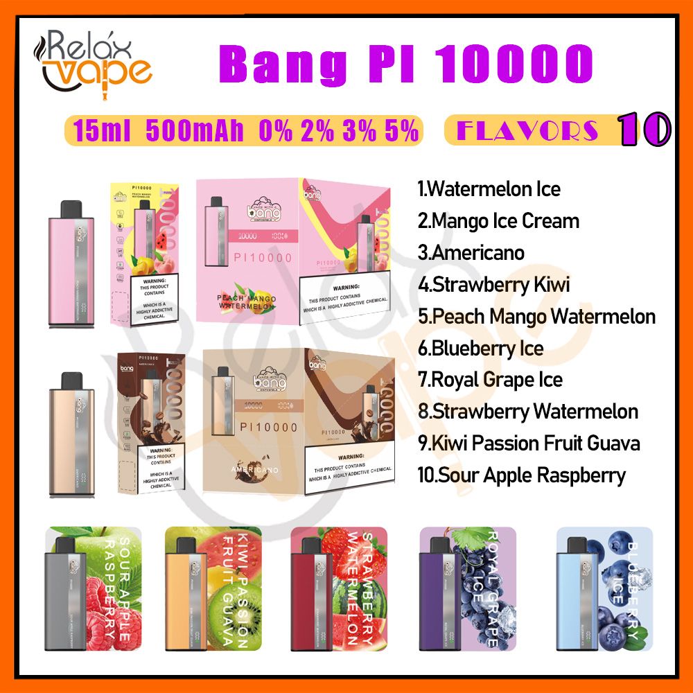 0% Bang Pl10000 Mix Flavors