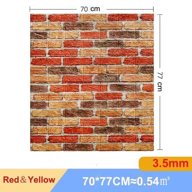 Brick Red-10Pieces70x77cm