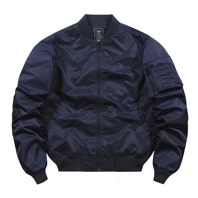 Giacca del bomber blu scuro