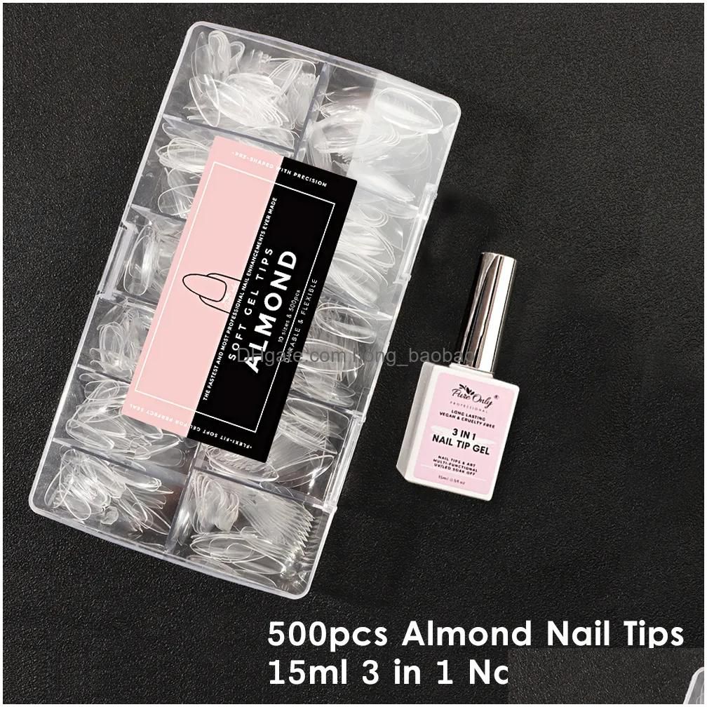 Almond Tip Gel Set