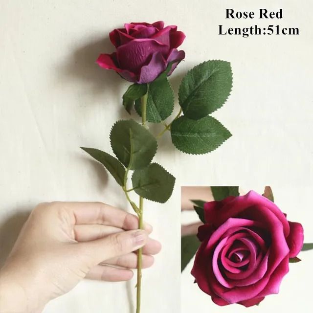 flannel rose red