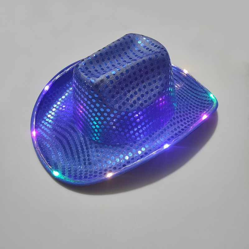 Blue Hat-Colored Light