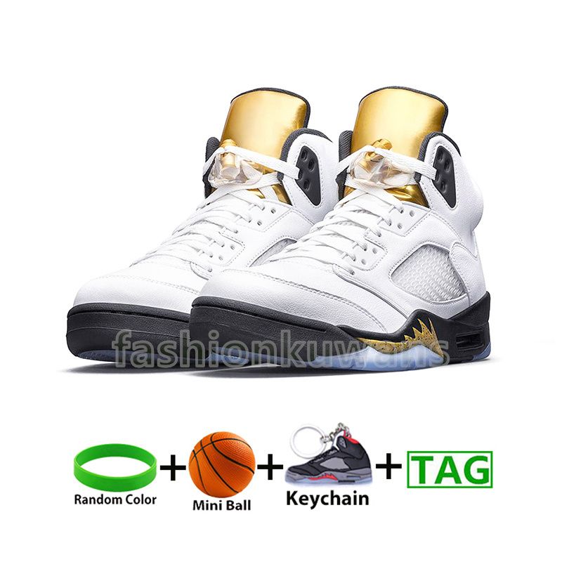 39-White Metallic Gold