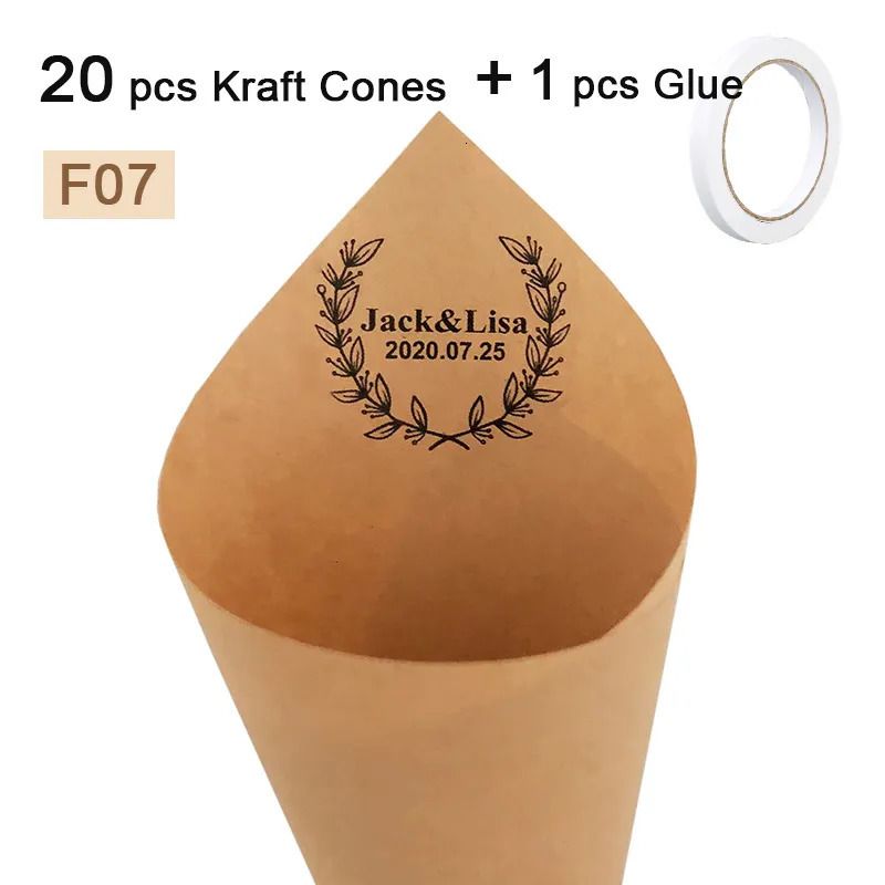 Cone personalizado 20pcs18.