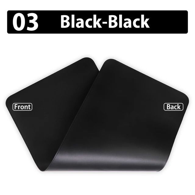 Zwart - Zwart -100 x 50 cm
