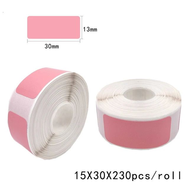 10 Rolls Pink 15x30