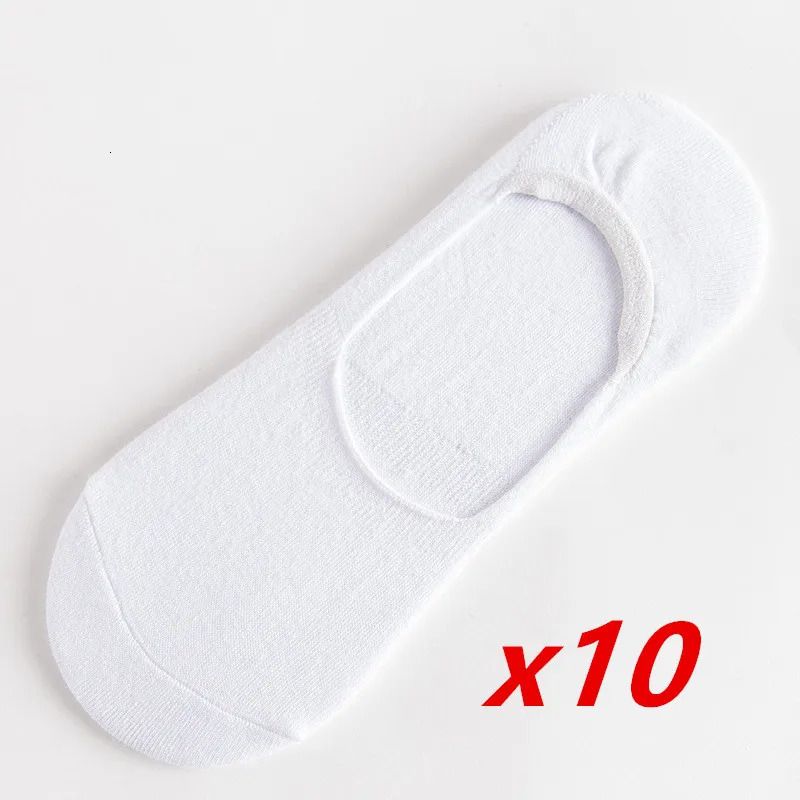 10pairs white ankle