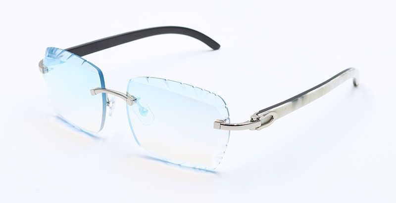 Silver Blue Mirror Lens