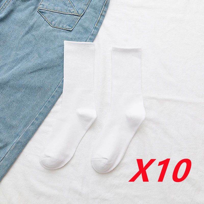 10pairs white long