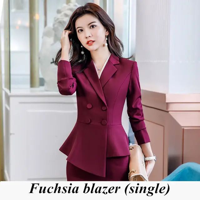 fuchsia blazer