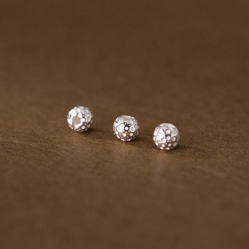 4.5x4mm hole1.3mm silver 2pcs