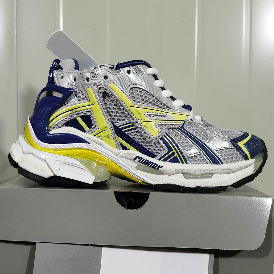 35-46 White Blue Yellow Grey Black